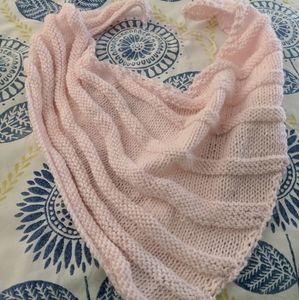 Pink bandana scarf